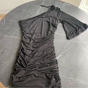 🌷3 for $10🌷 Black Cold Shoulder Mini Dress